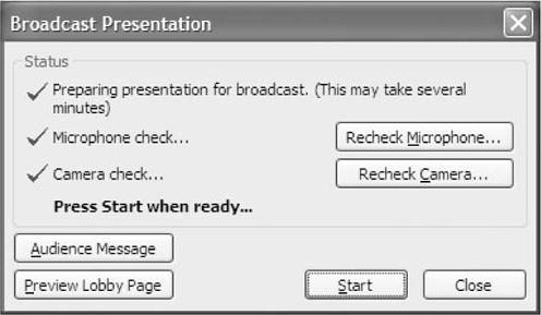 Start a Broadcast
