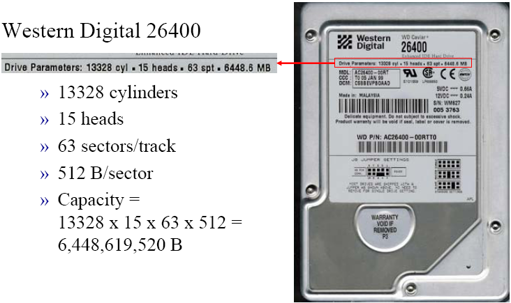 Calculating Disk Capacity