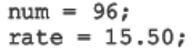 printf example output