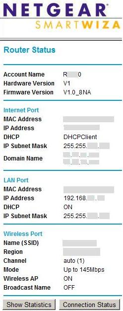 Router Status