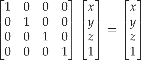 Identity matrix